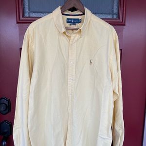 POLO RALPH LAUREN BUTTON UP OXFORD DRESS SHIRT